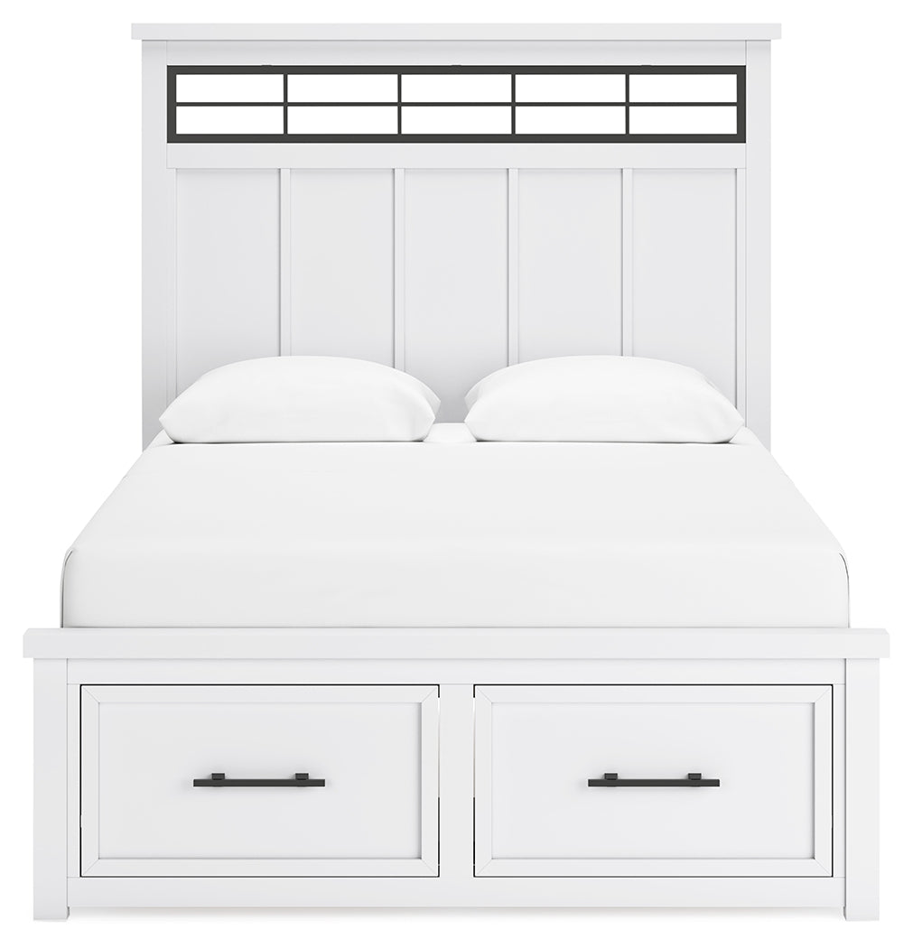 Ashbryn Queen Panel Storage Bed