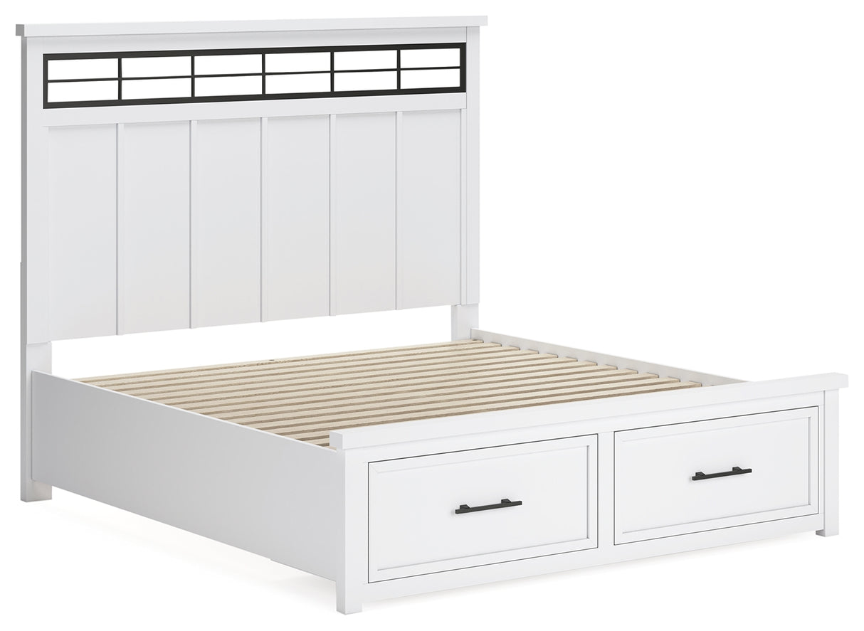 Ashbryn King Panel Storage Bed