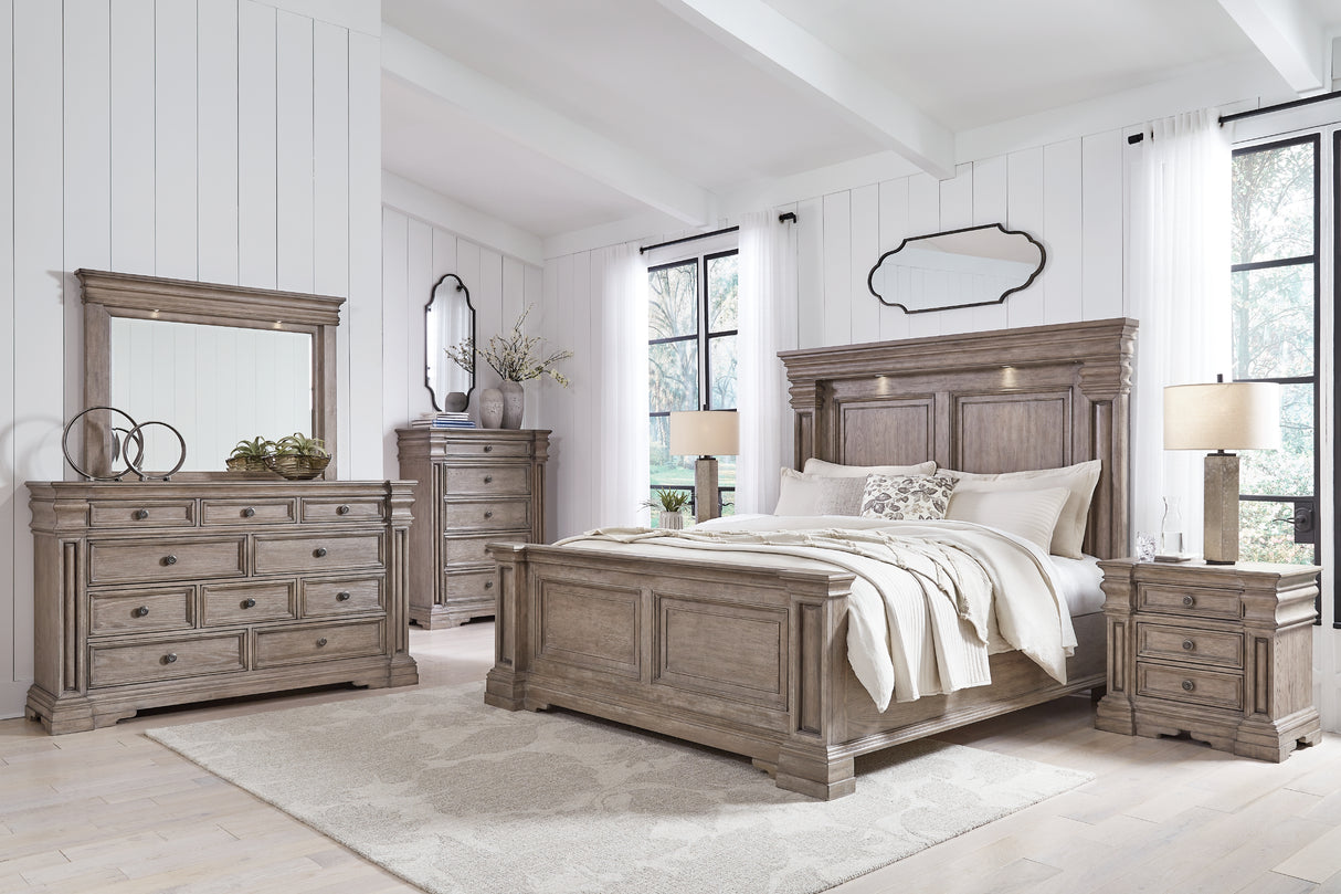 Blairhurst King Panel Bed, Dresser and Mirror