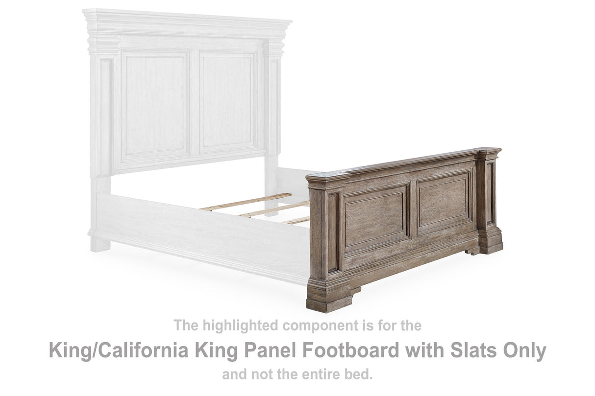 Blairhurst Light Grayish Brown King/California King Panel Footboard with Slats