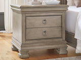 Lexorne Gray Nightstand