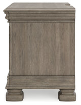 Lexorne Gray Nightstand