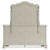 Arlendyne California King Upholstered Bed, Dresser and Mirror