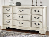 Arlendyne Antique White Dresser