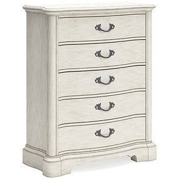 Arlendyne Antique White Chest Of Drawers