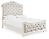 Arlendyne Queen Upholstered Bed, Dresser and Mirror