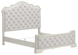 Arlendyne California King Upholstered Bed, Dresser and Mirror