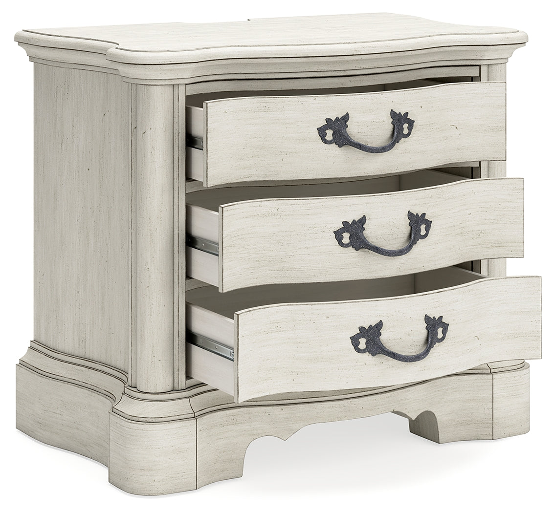 Arlendyne Antique White Nightstand