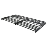 Elevated Eastern King Foldable Metal Platform Bed Frame, Toolless