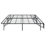 Elevated Eastern King Foldable Metal Platform Bed Frame, Toolless