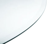 Round Glass Top Clear