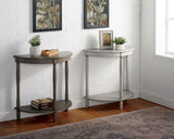 Menton Antique Gray Side Table