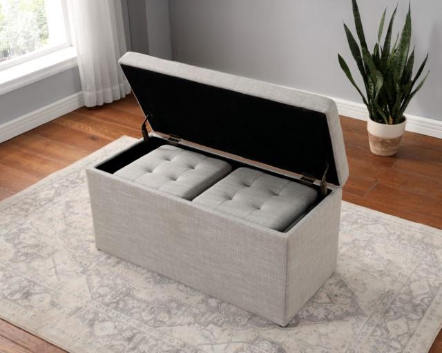 Daryn Beige Ottoman