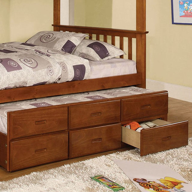 University Twin Trundle W/ 3 Drawers