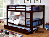 Cameron Full/Full Bunk Bed, Dark Walnut