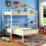 Fortress Twin Loft Top Bunk Bed