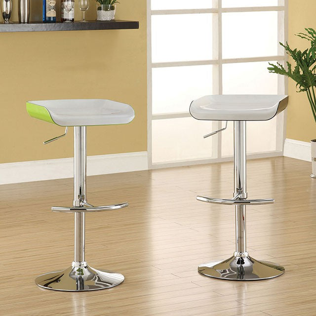 Odeska Black/White Bar Stool (2/Box)