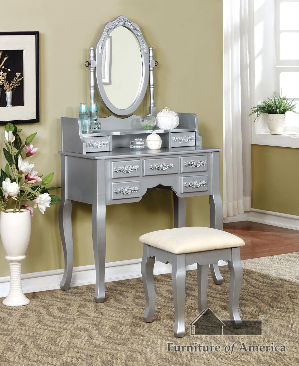 Harriet Vanity W/ Stool