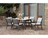 ALYCIA White/Gray Patio Dining