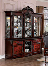 Picardy Brown Cherry Curio/Hutch Buffet