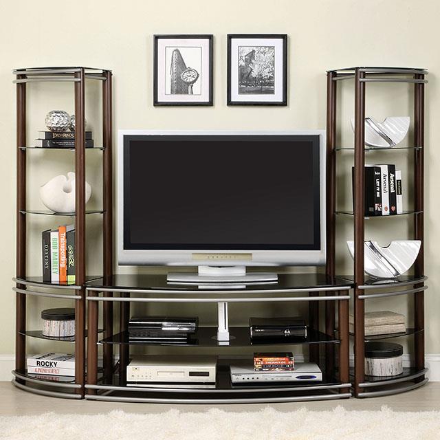 Silver Creek Brown/Silver TV Console