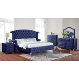 Alzir Blue Bed