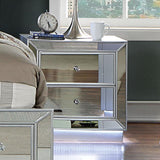 Belladonna Silver Night Stand