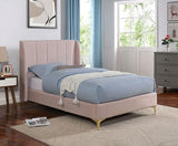 Pearl Light Pink Bed