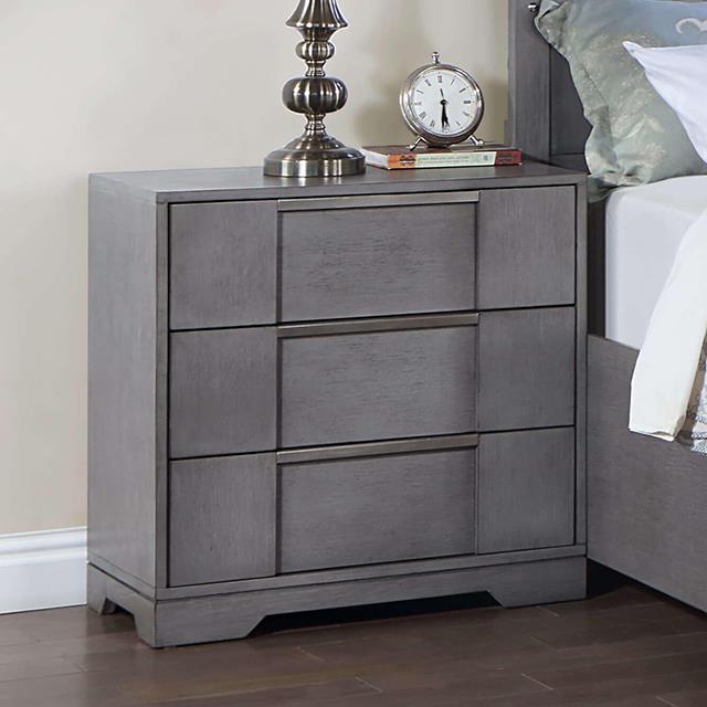 Regulus Gray Night Stand