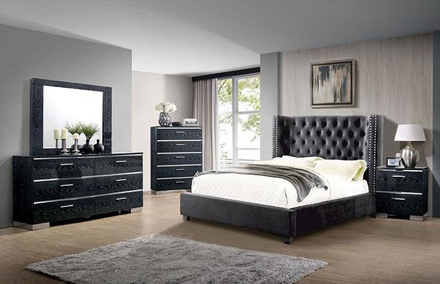 Cayla Dark Gray Bed