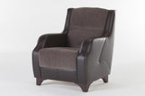 Costa 3 Seat Sleeper (Armoni Brown)/W Brown Vynil 1 Piece