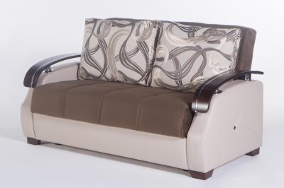 Costa Love Seat (Best Brown)  2 Pieces