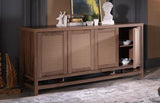 Arden 4 Door Console (Alegro Walnut) 1 Piece