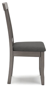 Shullden Gray Dining Chair