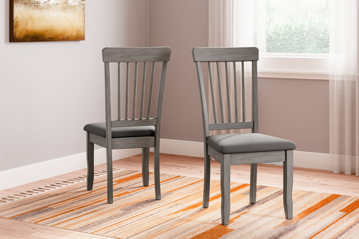 Shullden Gray Dining Chair