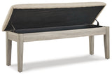 Parellen Beige/Gray 48" Bench