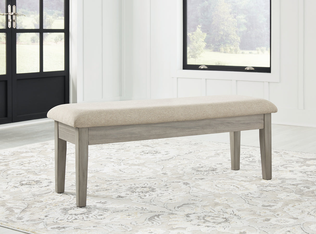 Parellen Beige/Gray 48" Bench