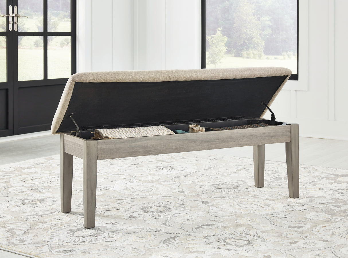 Parellen Beige/Gray 48" Bench