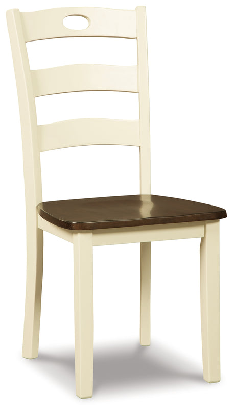 Woodanville Cream/Brown Dining Chair