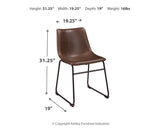 Centiar Brown Dining Chair