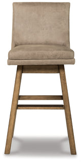 Tallenger Beige Bar Height Bar Stool