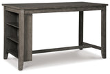 Caitbrook Gray Counter Height Dining Table