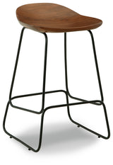 Wilinruck Brown/Black Counter Height Stool