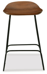 Wilinruck Brown/Black Counter Height Stool