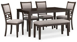 Langwest Brown Dining Set