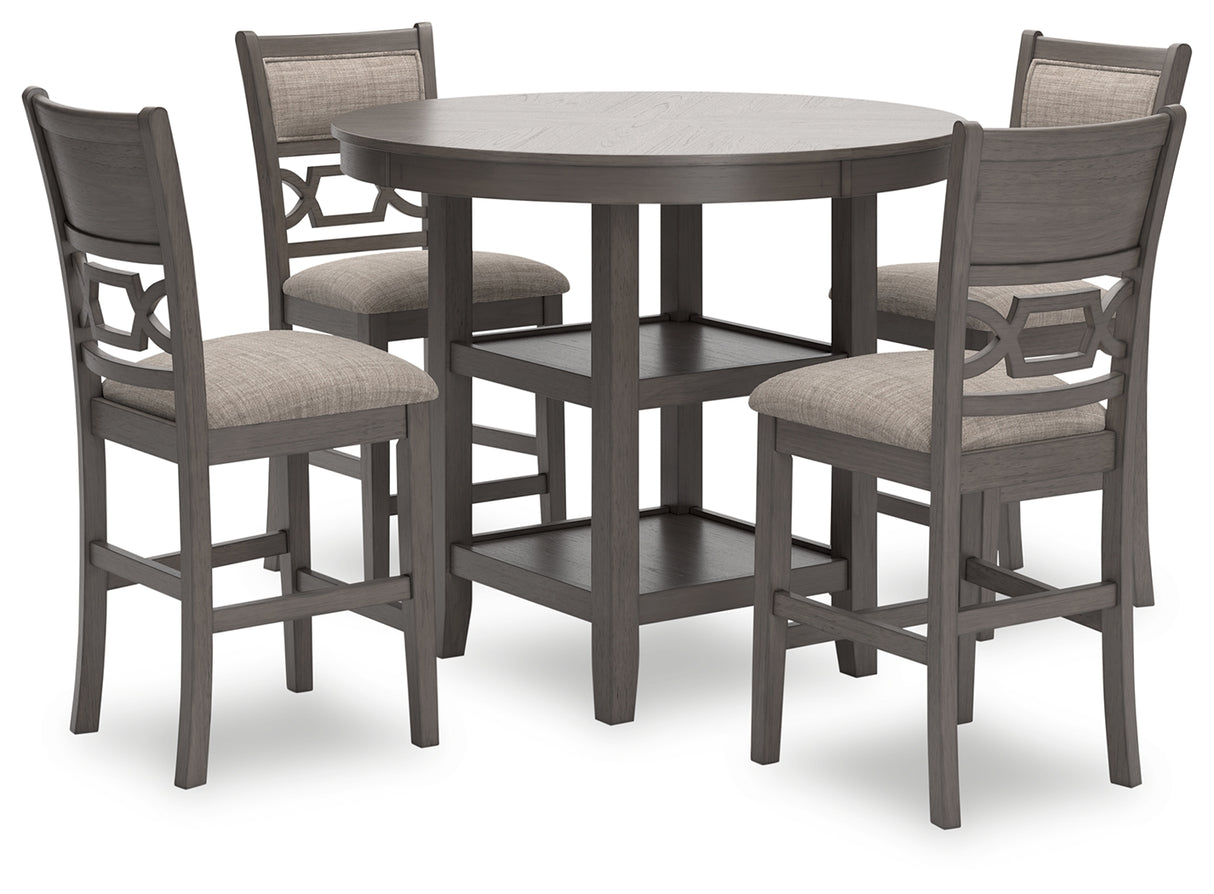 Wrenning Gray Counter Height Set