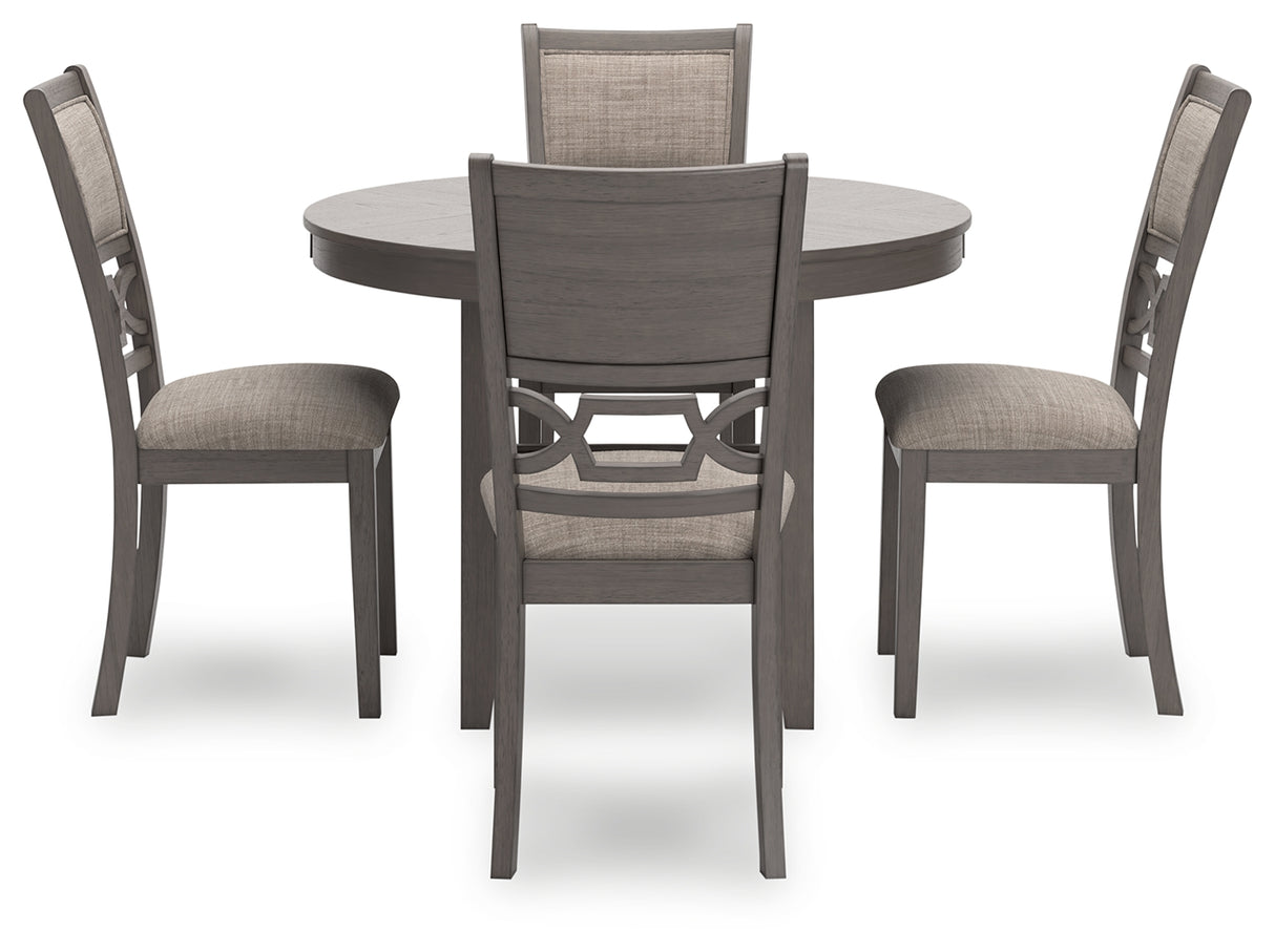 Wrenning Gray Round Dining Set