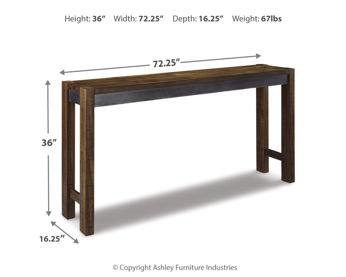 Torjin Brown/Gray Counter Height Dining Table