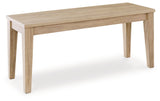 Gleanville Light Brown 42" Dining Bench