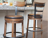 Pinnadel Bar Height Bar Stool (Set of 2)